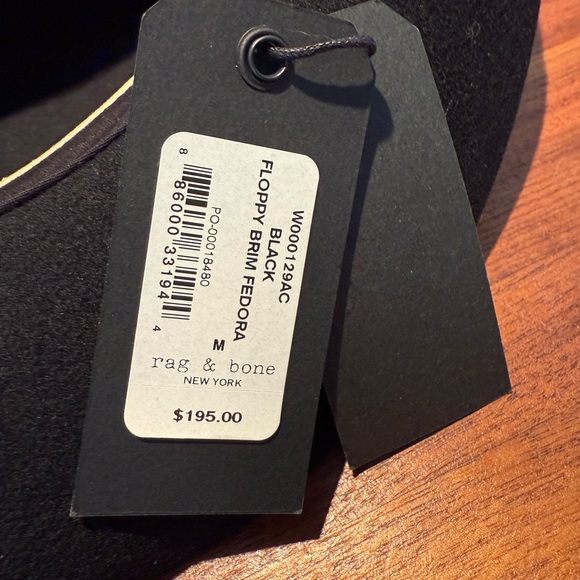Rag & Bone Black Floppy Brim Fedora - Picture 3 of 8